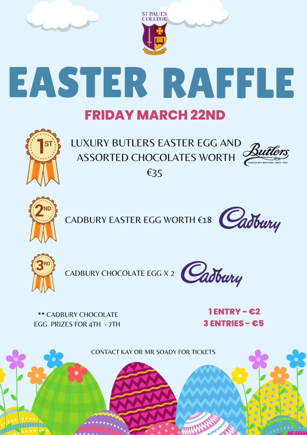 Easter Raffle – St Paul's College